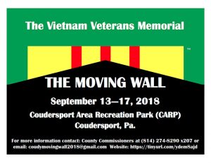 Vietnam Moving Wall coming to Coudersport - The Bradford Era