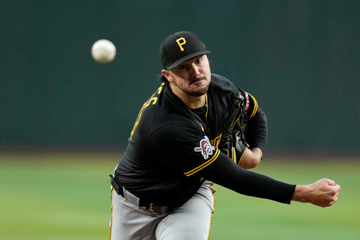 Paul Skenes throws 8 innings of 2-hit ball, leads Pirates to a 1-0 win over the D-backs
