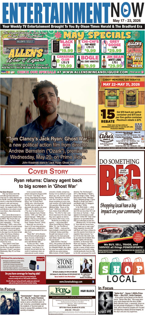 Entertainment Now May 17 – 23, 2026
