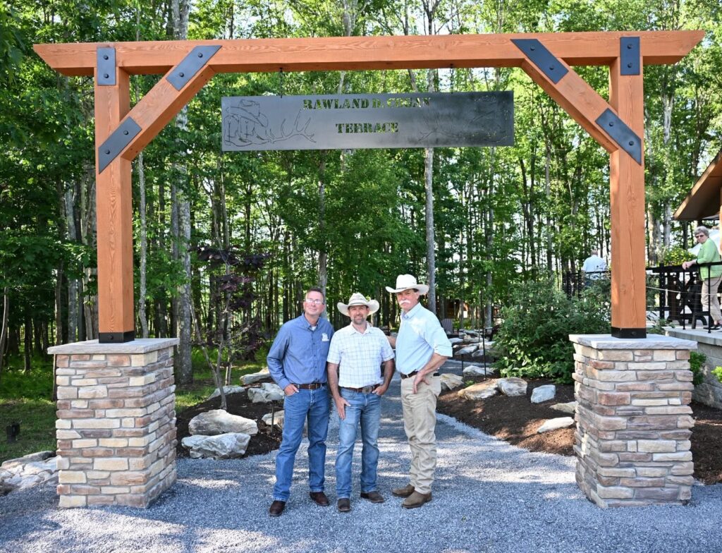 Benezette Keystone Elk Country Alliance Dedicates Terrace Rawley Cogan