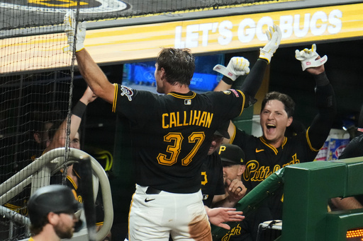 Rookie Callihan Goes Deep Off Ohtani Adds 3 Run Shot Late Pirates Top Dodgers 9 8