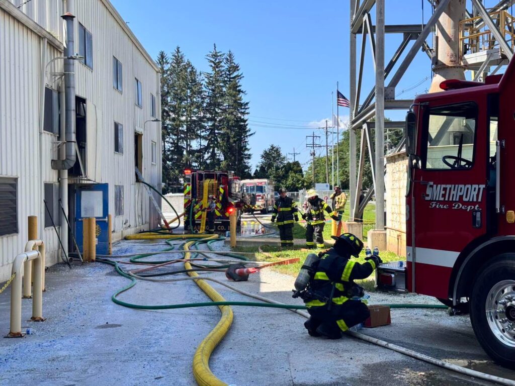 PORT ALLEGANY: Ardagh molten glass leak brings huge VFD response - The Bradford Era