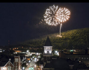Fireworks over Bradford