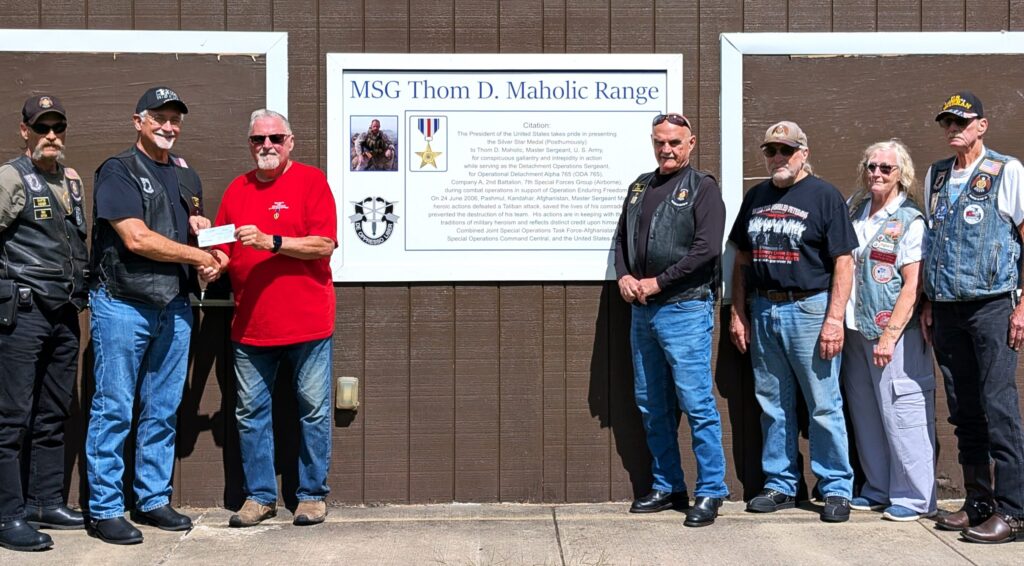 American Legion Riders donate $500 to LEEK Preserve